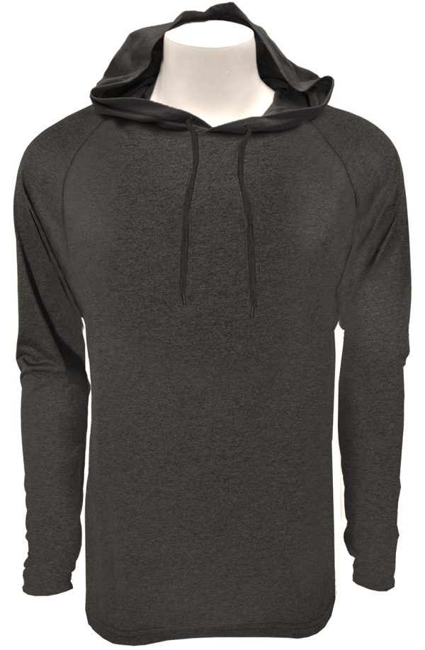 Men's Charcoal Gray Heather Blend Hoodie
