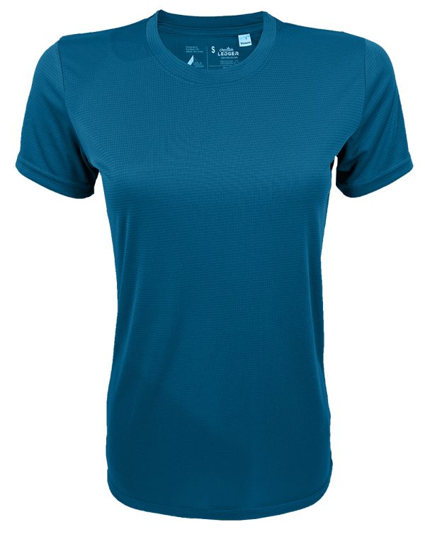 Women's Pacific Recycled Ledger - Crew Neck Short Sleeve T-Shirt