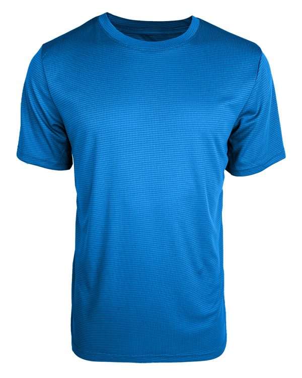 Men's Azure Lattice Short Sleeve T-Shirt