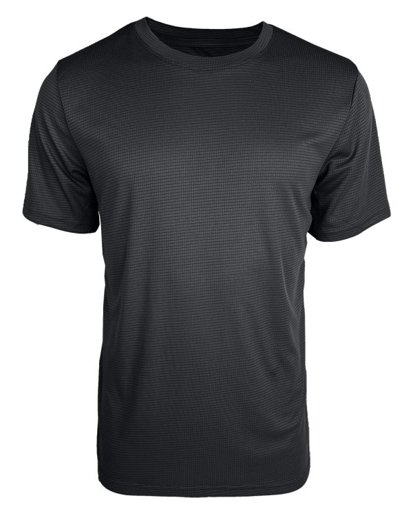 Men's Black Lattice Short Sleeve T-Shirt