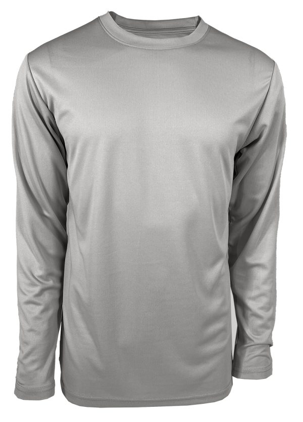Men's Pearl Gray Marquis Long Sleeve T-Shirt