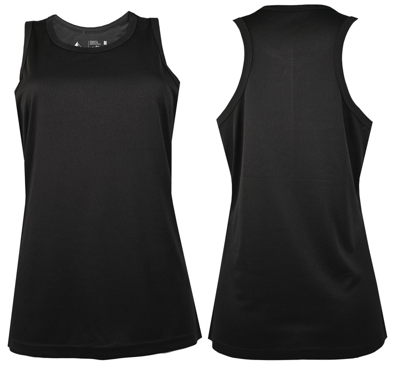 Women's Black Lattice Tank Top