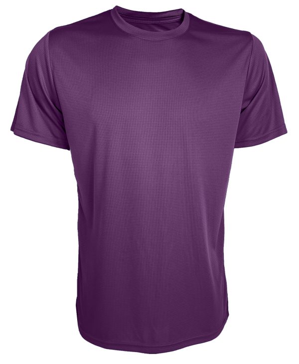 Men's Eggplant Recycled Ledger Short Sleeve T-Shirt