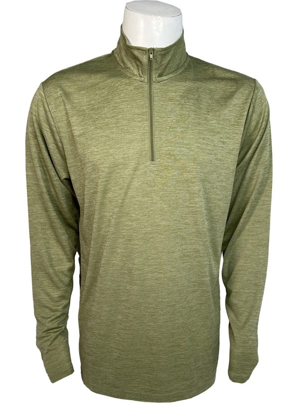 Men's Sage Heather Marquis Quarter-Zip
