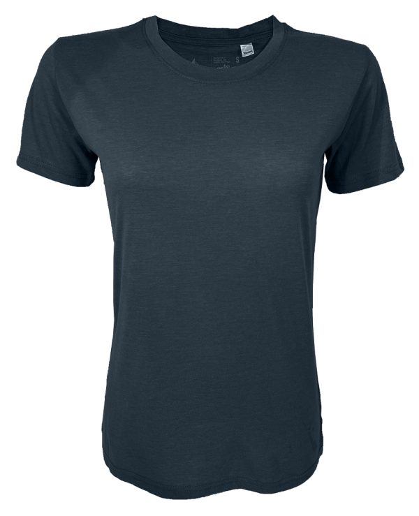 Women's Smoke Recycled Poly Rayon - Crew Neck Short Sleeve T-Shirt