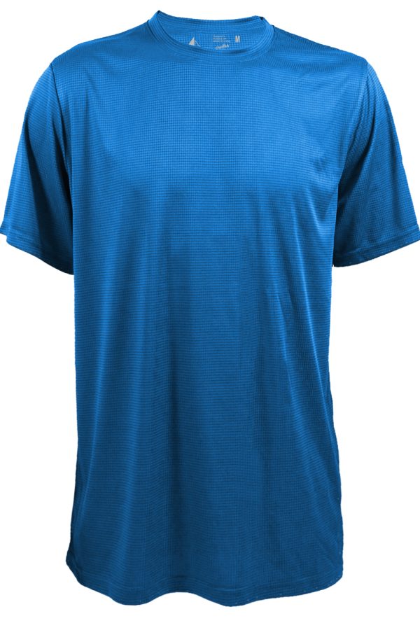 Youth Azure Lattice Short Sleeve T-Shirt