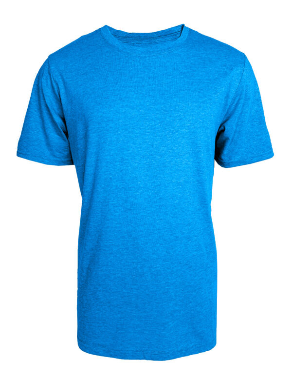 Men's Azure RP Heather CVC Blend Short Sleeve Tee