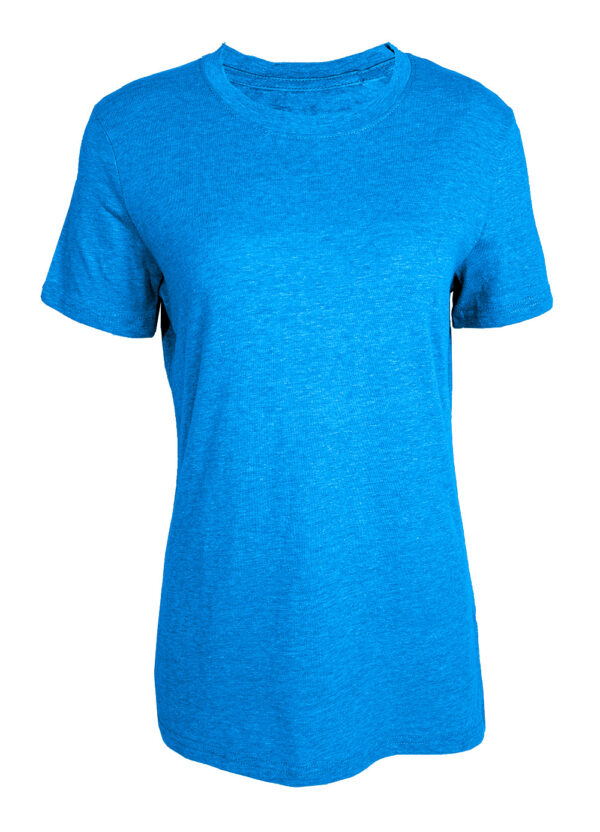 Women's Azure RP Heather CVC Blend Short Sleeve Tee - Leslie