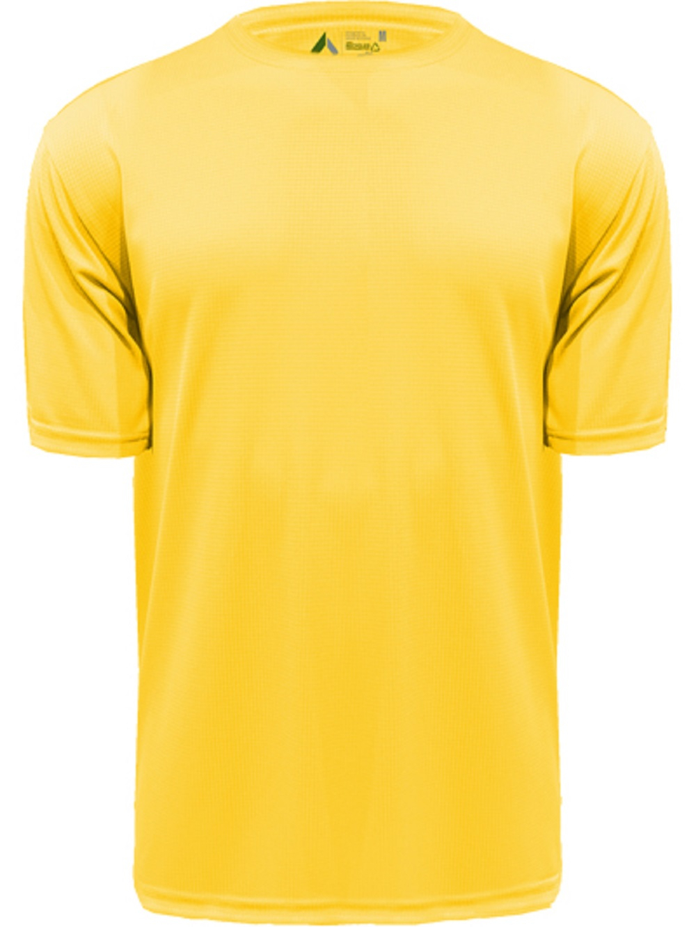 Youth Yellow Lattice Short Sleeve Performance Tee