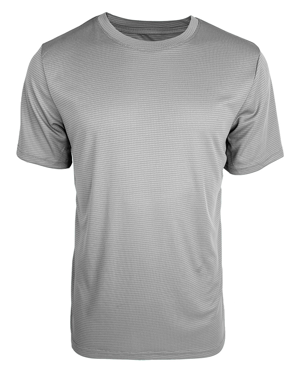 Men's Dove Gray Lite Lattice Men's Short Sleeve Crew (SSC)
