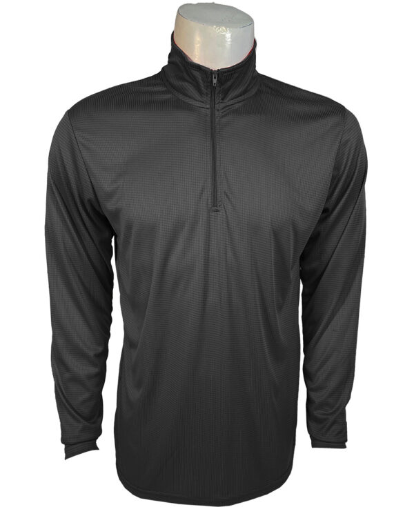 Men's Black Ledger Men's Inset Quarter Zip